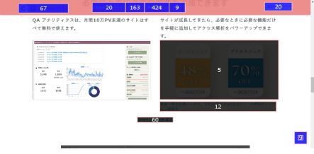 クリックカウントマップ